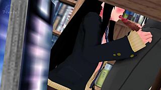 netorare akiba unfolds with 3d cartoon fingering, oral, blowjob, creampie, and masturbation in anime hentai.