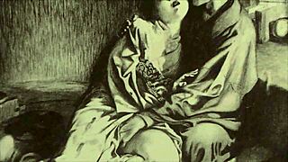 hey, take a look at these vintage erotic drawings, so cool