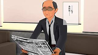 netorare akiba unfolds with 3d cartoon fingering, oral, blowjob, creampie, and masturbation in anime hentai.