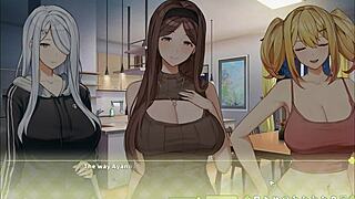 Summer Clover hentai ep 2: sexy boss offers quickie if horny