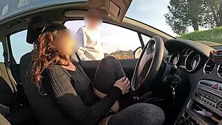 Convince a stranger to touch my wet pussy on a walk