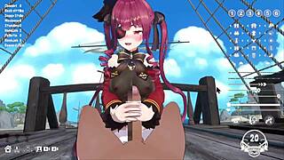 Captain, are you horny? I wanna screw the big-breasted captain of my dreams!