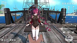 Captain, are you horny? I wanna screw the big-breasted captain of my dreams!