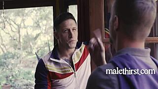 straight guy gets fucked by his rich girlfriend's gay lover