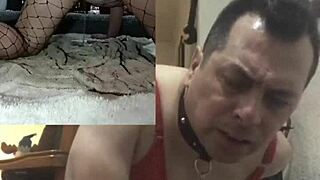 using two plump dildos in dual rooms