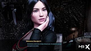 oiled up model dances in 3d cartoon fashionbusiness