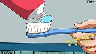 ANIMATION OF GRANNY AUNT SUCKING INTENSELY