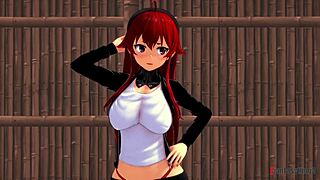 Eris Watches Roxy Fucking and Gets Horny in Mushoku Tensei Full Movie!