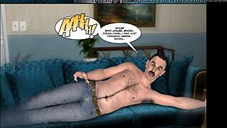 3d comic fall of innocence gets wild. teen 18+ blonde caught by old voyeur in action!