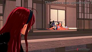 Eris Watches Roxy Fucking and Gets Horny in Mushoku Tensei Full Movie!