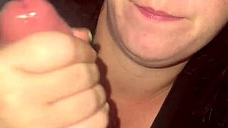 Quick blowjob before work with handjob