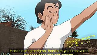 ANIMATION OF GRANNY AUNT SUCKING INTENSELY