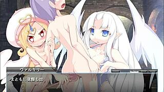 Valkyrie Cupid Teases With Big Tits In Hentai Game