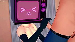 Feeling Wild as TV Woman Wears Apron in Nurse Room for Hentai Fun