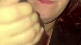 Quick blowjob before work with handjob