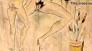 Detailed Vintage Erotic Cartoon Drawings From Antique Era