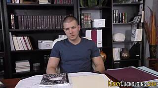 Babe Swallows Monster Cock, Cuckolding Old Man!