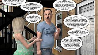 3d comic fall of innocence gets wild. teen 18+ blonde caught by old voyeur in action!