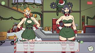 Claus Secret Surprise Xmas Hentai Game Ep 2 Christmas Factory Making Sextoy Now