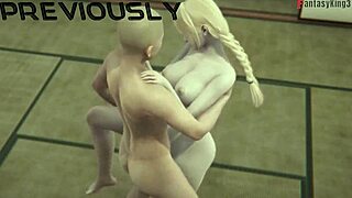 Dance And Get Fucked In The Shower! 3D Fantasy Hentai Chapter 4!