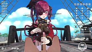 Captain, are you horny? I wanna screw the big-breasted captain of my dreams!