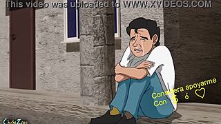 ANIMATION OF GRANNY AUNT SUCKING INTENSELY