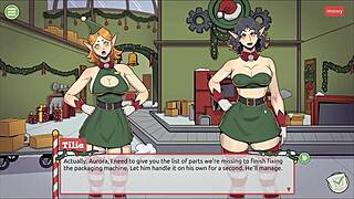 Claus Secret Surprise Xmas Hentai Game Ep 2 Christmas Factory Making Sextoy Now