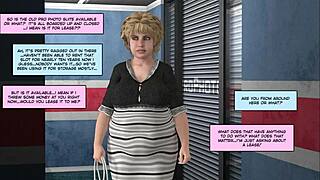 3d comic fall of innocence gets wild. teen 18+ blonde caught by old voyeur in action!