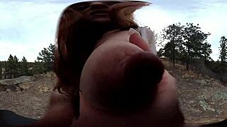 Big dick boss gets punished by a giantess in 360 degree VR video