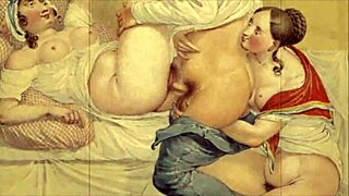 Detailed Vintage Erotic Cartoon Drawings From Antique Era