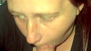 Quick blowjob before work with handjob