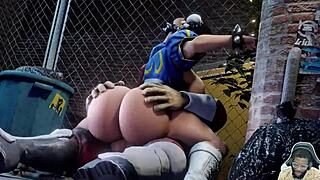Widowmaker Sucks Cock While Big Breast Mei Gets Tiddy Fucked.