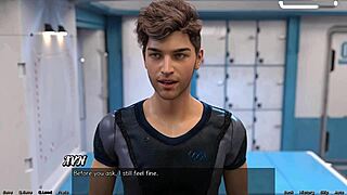 hey, stranded in space 26, she’s dying to grab my huge cock, isn’t she?