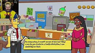 Simpsons Parody: Big Tits Hentai Game With Ass Fetish