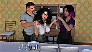 Wonder how 3D cartoon slut handles outdoor hardcore in stockings?