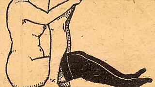 Erotic Alphabet Unveils Vintage Cartoon Charm