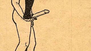 Erotic Alphabet Unveils Vintage Cartoon Charm