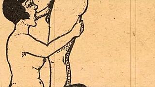 Erotic Alphabet Unveils Vintage Cartoon Charm