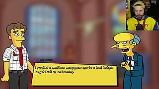 Simpsons Parody: Big Tits Hentai Game With Ass Fetish