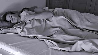 Early morning, slipping into wife's pussy feels like the best wake-up with loud moans