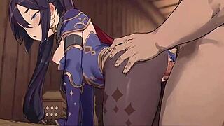 Mona Performs Cowgirl Riding And Blowjob In Hentai Animation.