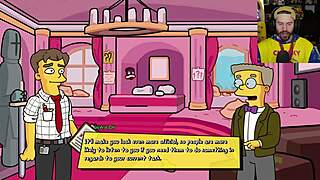 parodi simpsons: permainan hentai tetek besar dengan fetish pantat