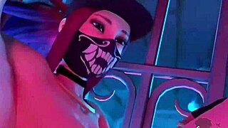 The K/DA Team From League Of Legends Gets Gangbanged In Anime Scene