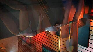 In this hentai game, the bad boy teases mommy's big ass with blowjob and masturbation