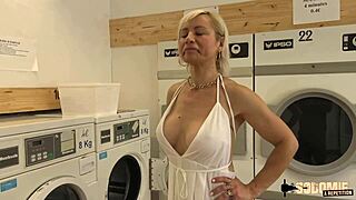 kim, french milf with big tits, bangs two young guys