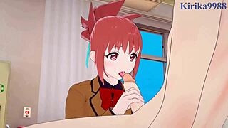 Tenka Izumo And Konomi Tatara In Chained Soldier Cartoon