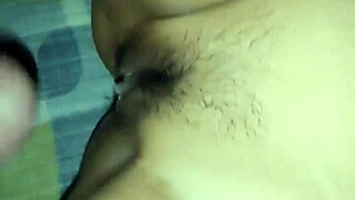 pinay girlfriend has close up orgasm right after entry
