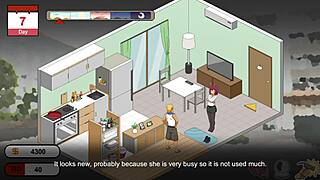 another cheating big boobs wife getting fucked in hentai game