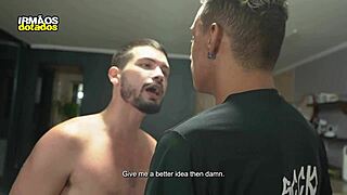 Enjoying gay anal sex with a friend while playing video games
