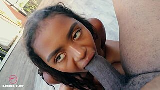 baddies blow celeste wil with big black cock